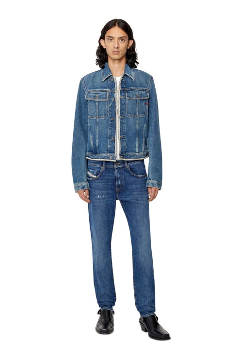 Jean Slim Diesel 2019 D-strukt 09e45 Bleu Moyen