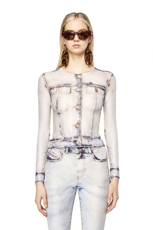 Diesel T-clau-d2 Blanc