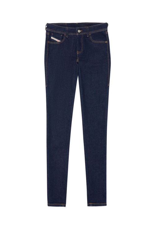Diesel 2018 Slandy-low Z9c18 Jean Super Skinny Bleu Foncé