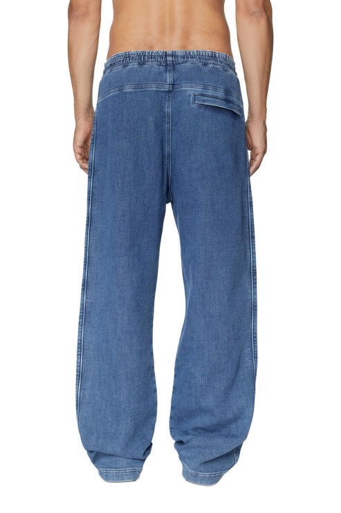 Diesel D-martians Track Denim 09c99 Straight En Bleu Moyen