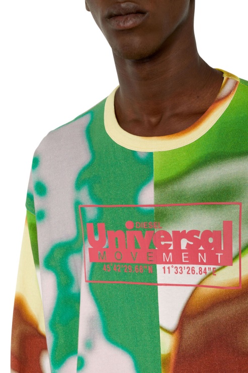 Rondelle En T Diesel Vert/rose