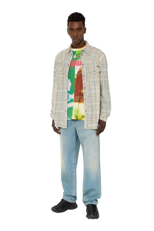 Rondelle En T Diesel Vert/rose