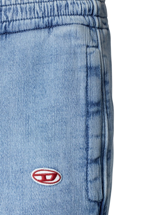 Diesel D-lab Track Denim 09d01 Fuselé Bleu Clair