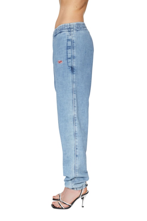 Bleu Clair D-lab Track Denim 09d01 Tapered Diesel