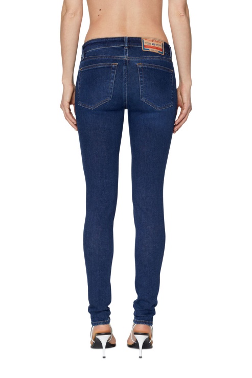 Diesel 2018 Slandy-low 09c19 Jean Super Skinny Bleu Foncé