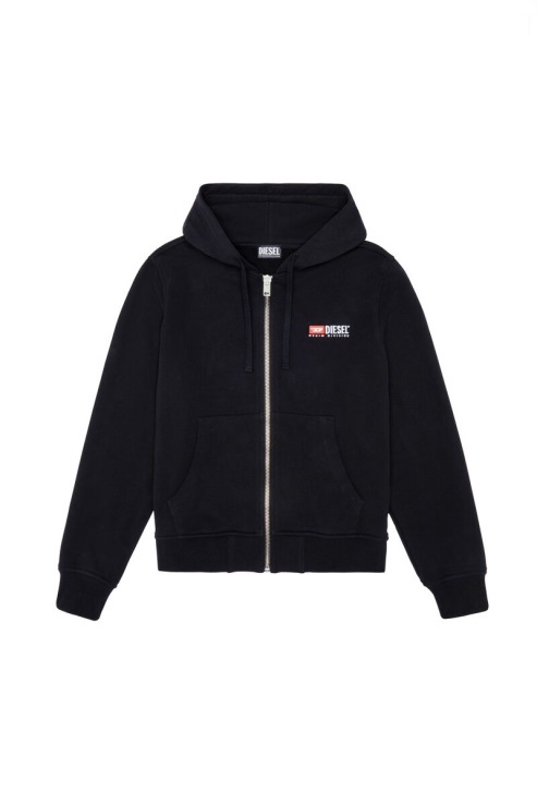 Diesel S-ginn-hood-zip-div Noir