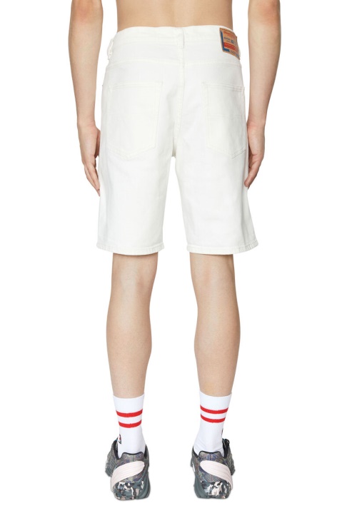 Diesel Court Régulier Blanc