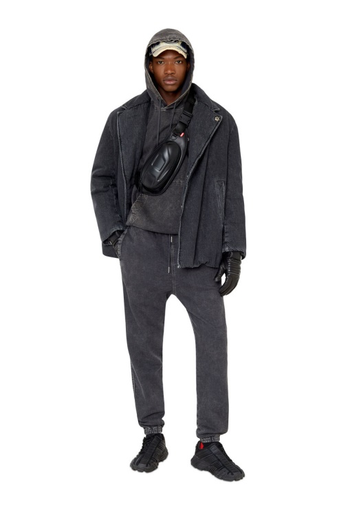 Diesel D-lab Track Denim 069ze Tapered Noir/gris Foncé