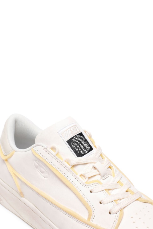 Diesel S-sinna Low W Blanc/jaune