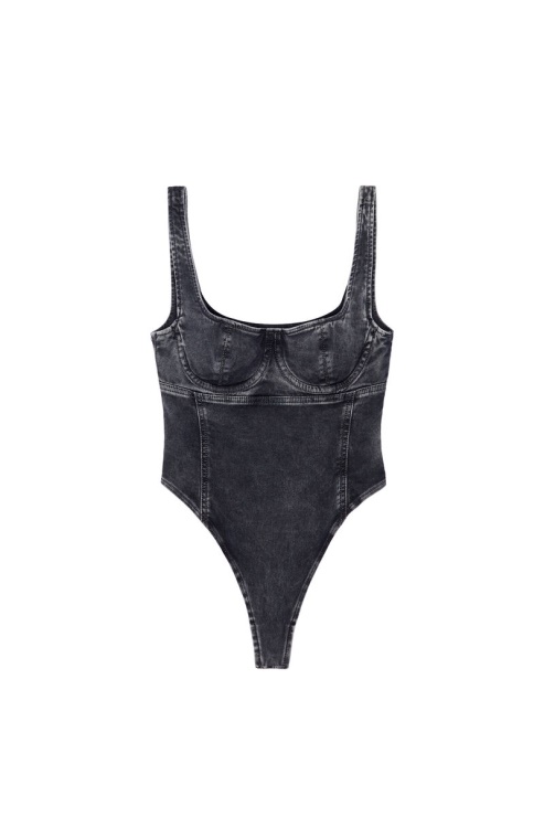 Diesel D-gellert Track Denim Body Noir/gris Foncé