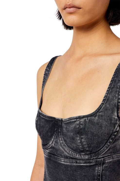 Diesel D-gellert Track Denim Body Noir/gris Foncé