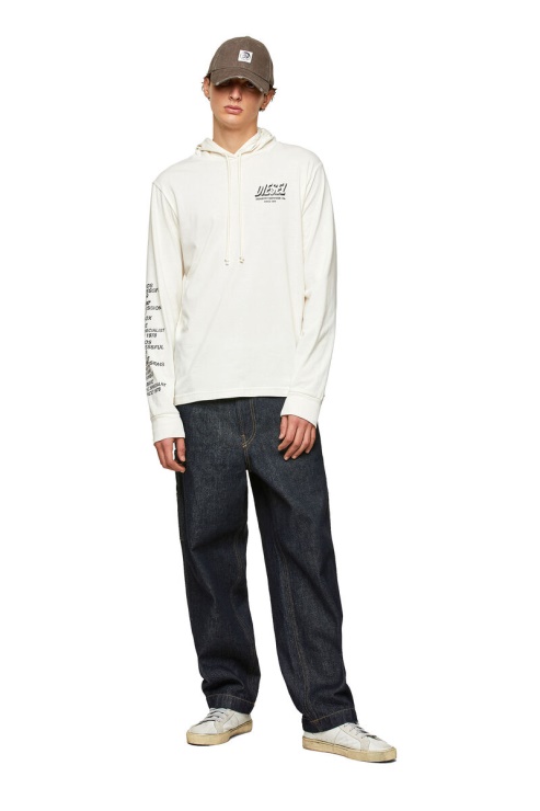 Diesel T-just-ls-hood-slits Blanc