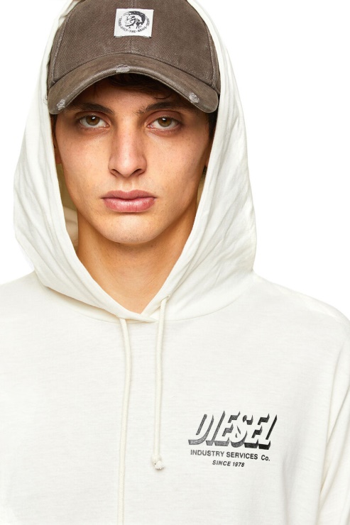 Diesel T-just-ls-hood-slits Blanc