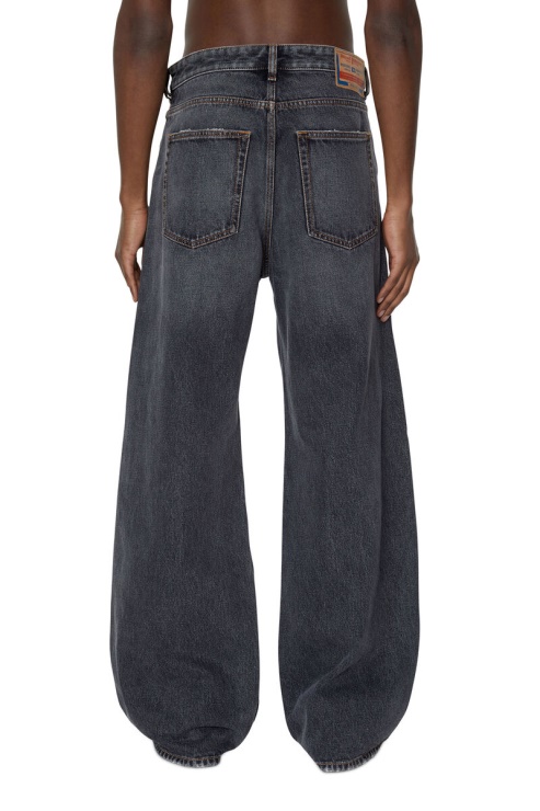 D-rise 007f6 Jean Droit Diesel Noir/gris Foncé