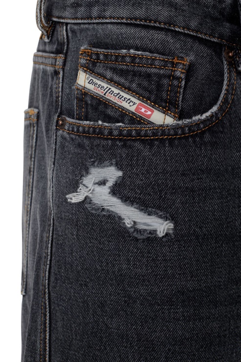 D-rise 007f6 Jean Droit Diesel Noir/gris Foncé