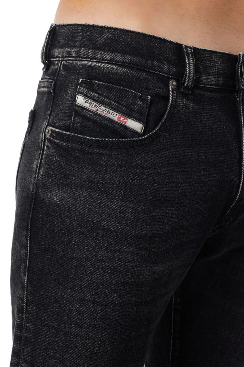 Jean Slim Diesel 2019 D-strukt 09b83 Noir/gris Foncé