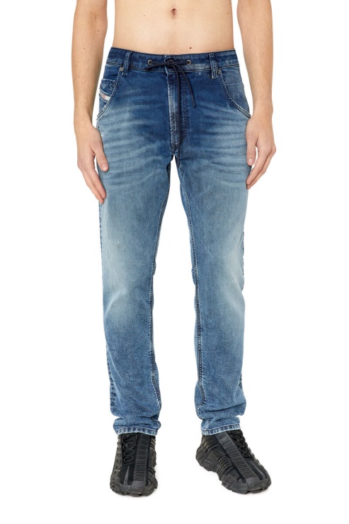 Diesel Krooley Joggjeans 068cs Conique Bleu Moyen
