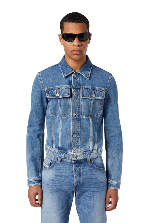 Diesel D-milo - Veste Camionneur Bleu Moyen