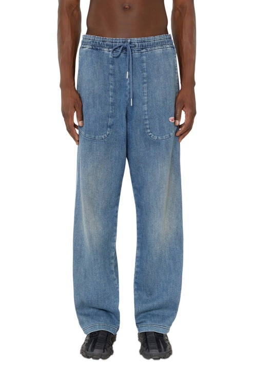 Diesel D-martians Piste Denim 09e29 Droite Bleu Moyen