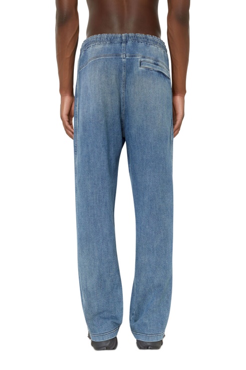 Diesel Bleu Moyen D-martians Track Denim 09e29 Straight