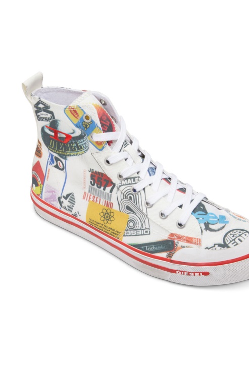 Diesel S-athos Mid En Multicolore/blanc