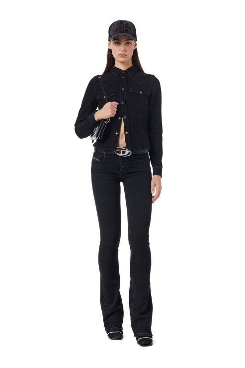 Chemise Western De-rin Diesel Noir/gris Foncé