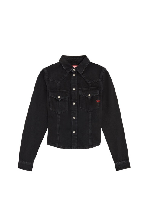 Chemise Western De-rin Diesel Noir/gris Foncé
