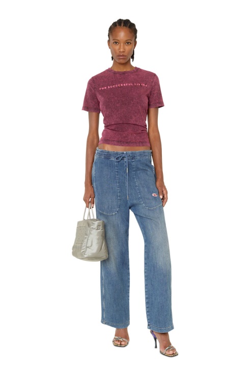 D-martians Track Denim Bleu Moyen 09e29 Droite Diesel