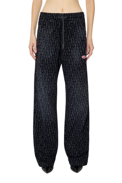 D-martians Track Denim 068aw Straight Diesel Noir/gris Foncé