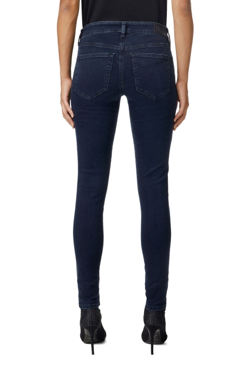 Diesel 2017 Slandy 009pv Jean Super Skinny Bleu Foncé