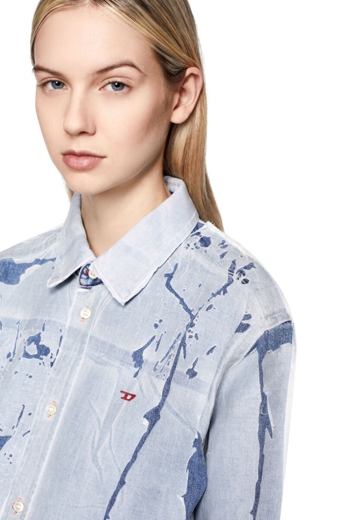 Diesel De-blex-l-fs Bleu Clair