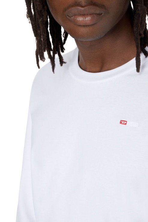 Diesel T-diegor-ls-microdiv Blanc