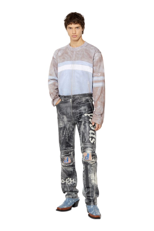 Diesel T-grue-ls-f2 Bleu Clair