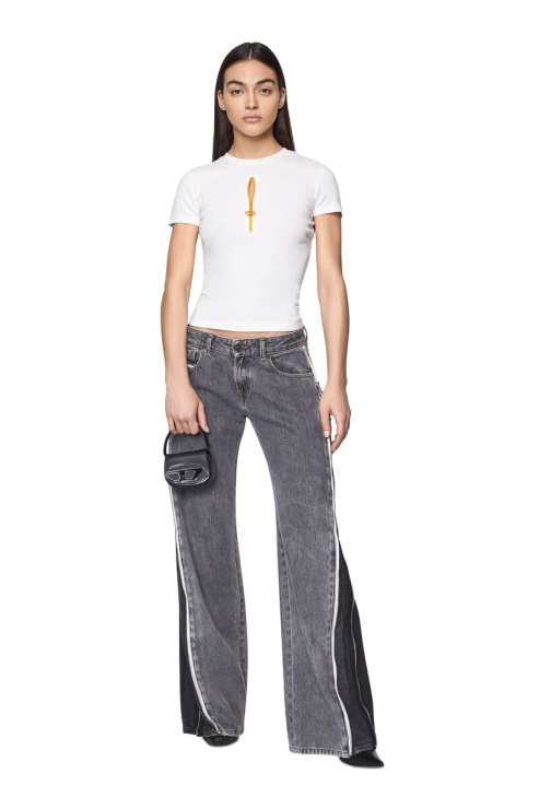 Diesel T-vazy Blanc/jaune