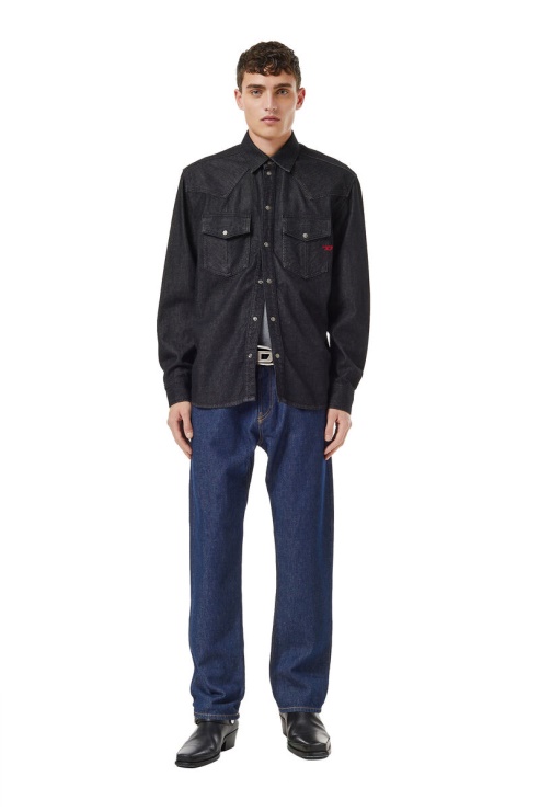 2020 D-viker Z9b85 Jean Droit Diesel Bleu Foncé