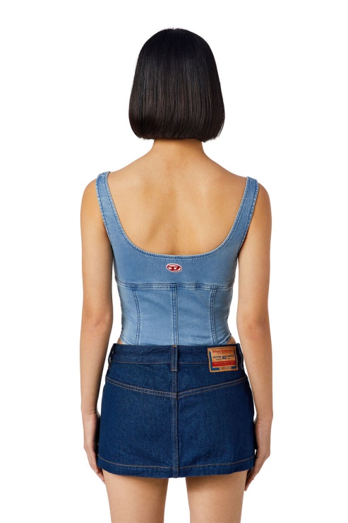 D-gellert Track Denim Body Diesel Bleu Clair