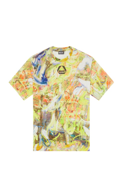 Diesel Blanc/jaune T-wash-g8