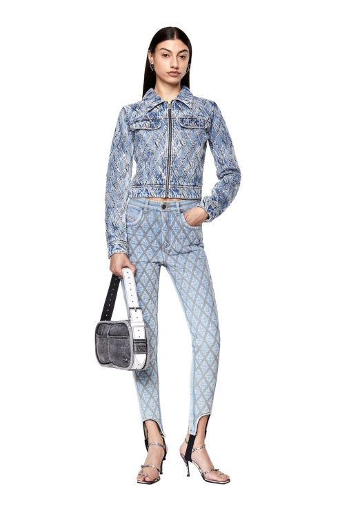 De-slimmy-zip-fs Diesel Bleu Clair