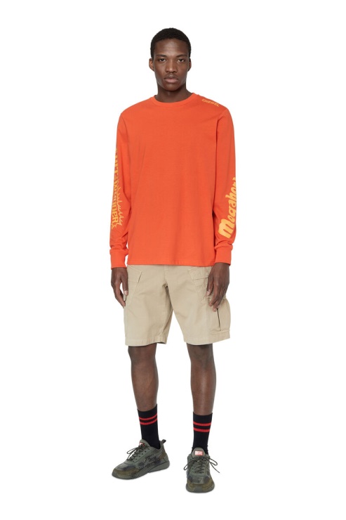 Diesel Orange T-just-ls-e6