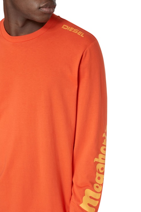Diesel Orange T-just-ls-e6