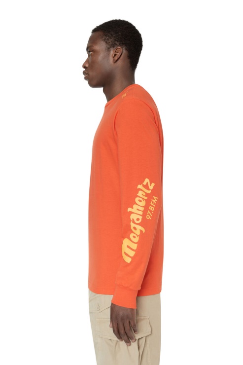 Diesel Orange T-just-ls-e6