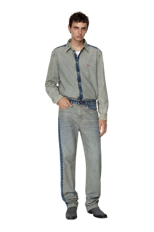 Diesel 1955 007f4 Jean Droit Bleu Moyen