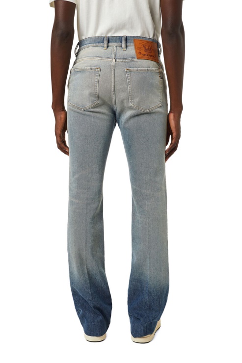 Diesel D-jefferr 09b43 Jean Bootcut Bleu Clair