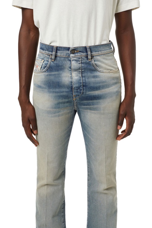 Diesel D-jefferr 09b43 Jean Bootcut Bleu Clair