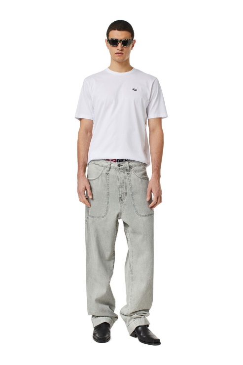 Diesel Blanc T-just-doval-pj
