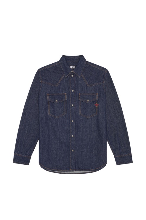 Chemise Western D-ocean Mode Diesel Bleu Foncé