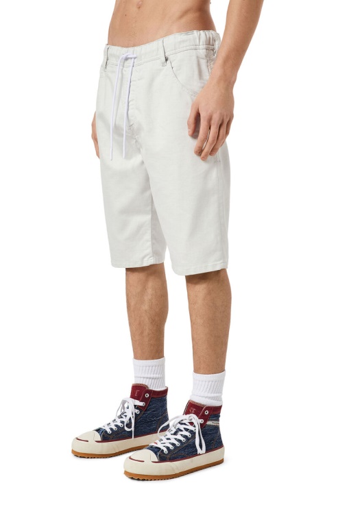 D-krooshort Joggjeans Diesel Blanc