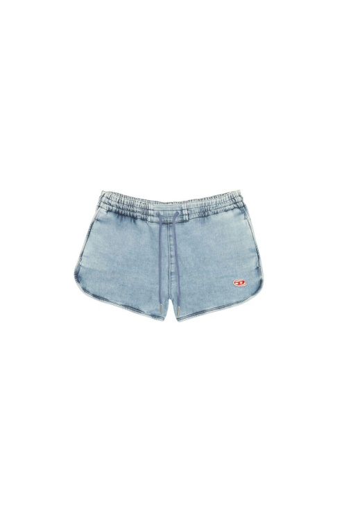 Short De Course En Denim Bleu Clair D-sunny Track Diesel