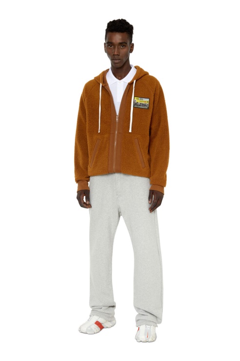 Diesel S-rummes-zip-rev Marron