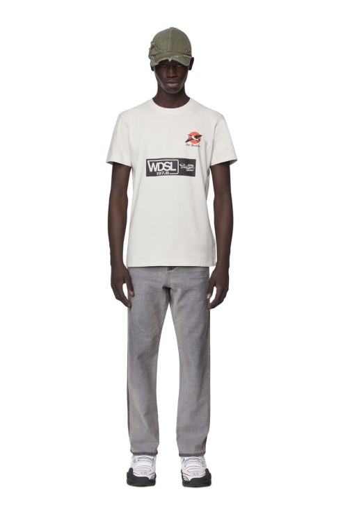 Diesel 2020 D-viker 068ad Jean Droit Noir/gris Foncé